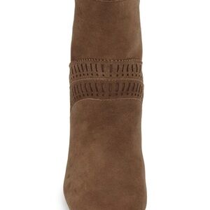Isola Brown Suede Ankle Booties